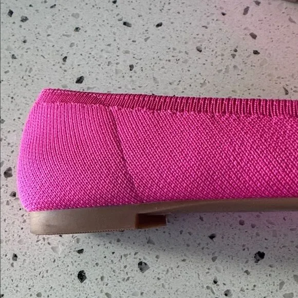 ANTONIO MELANI Vibrant Pink Textile Flats Slip On Casual Chic Shoes Size 6 EUC - Picture 11 of 12